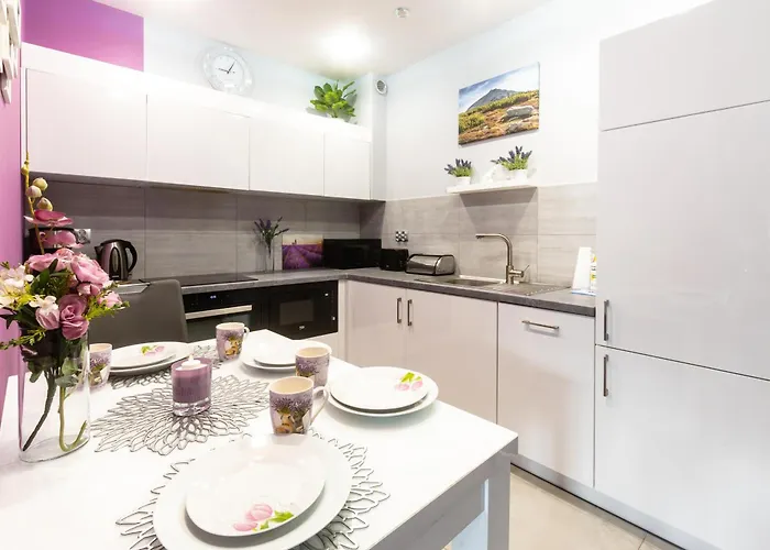 Lawendowy Z Garażem, Tarasem I Widokiem Na śnieżkę Triventi Apartament